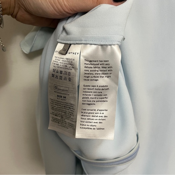 Stella McCartney Stretch Crepe Cape Dress Size 38 US 2-4 NWOT - Picture 14 of 14